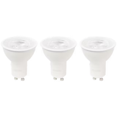 3-Pack GU10 - Philips LED lamp 3 W, 35 W, 230 lm, 10000 uur, Wit