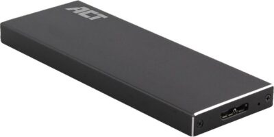 ACT Externe M.2 SATA SSD Behuizing USB 3.0 – USB 3.2 Gen1 – Snelheid 5 Gbps - Aluminium - AC1600