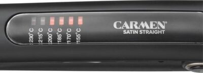 Carmen CR3200 - Stijltang - ION technologie - LED display - 6 warmtestanden - Zwart