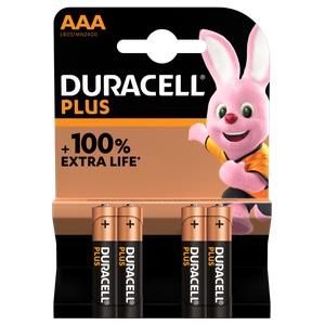 Duracell Plus batterij - AAA-Staaf - 4x