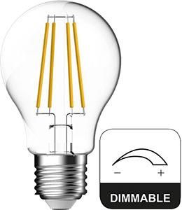Energetic LED GLS filament E27 7,2W 2700K dimbaar helder