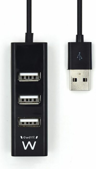 Ewent EW1123 USBhub Zwart