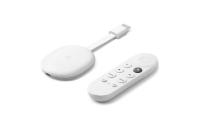 Google Chromecast 4K-TV - Wit