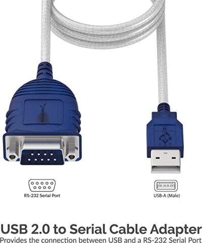 HQ Null modem kabel - 1.8m