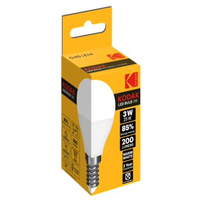 Kodak LED filament kogel 3-25W E14 3000K