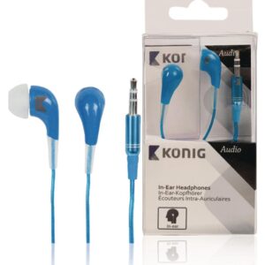 Konig In ear koptelefoon - blauw