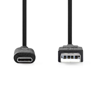 Nedis USB3.2 - USB-C/A - 1m - CCGB61650BK10
