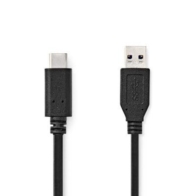 Nedis USB3.2 - USB-C/A - 1m - CCGB61650BK10