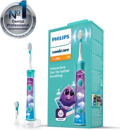 Philips Sonicare for kids HX6322/04 - Elektrische Tandenborstel - Blauw - incl. extra opzetborstel