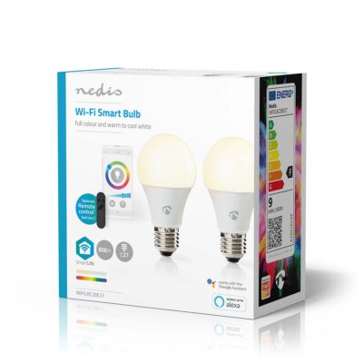 SmartLife - LED lamp Duo pack E27 RGBW