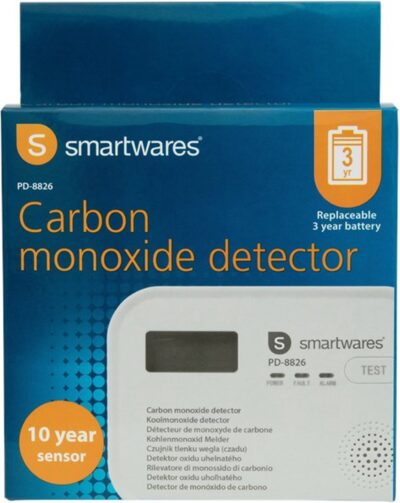 Smartwares koolmonoxidemelder 11 x 8 x 4 cm