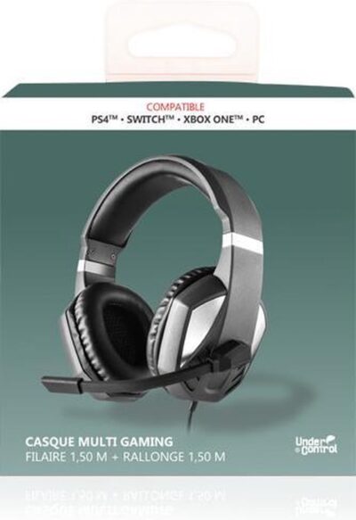 UC Stereo Gaming headset Gun Grey