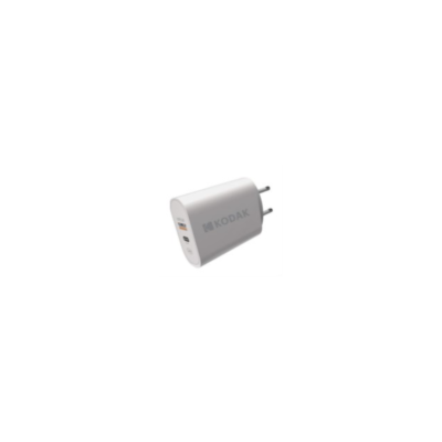 USB-C + USB-A Oplader – 2 Port – 12W – Wit / Kodak