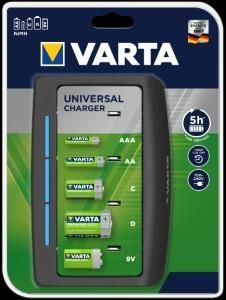 Varta Universal charger - AA/AAA/C/D/9V/USB