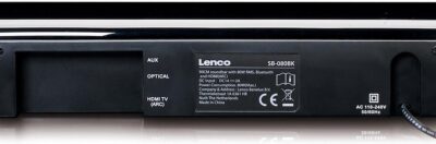 Lenco SB-080BK - Soundbar voor TV - Bluetooth - HDMI - AUX - Zwart