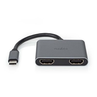 Docking station USB-C / 2x HDMI - Nedis CCGP64670BK01
