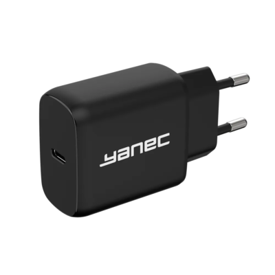 USB-C Oplader - 1 Port - 25W - Zwart - Yanec Y